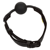 Calexotics Boundless Silicone Ball Mouth Gag Vegan Leather Strap Bondage BDSM Fetish Play