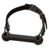 Calexotics Boundless Bar Gag Silicone Mouth Bit Vegan Leather Strap Bondage BDSM Fetish Play