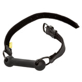 Calexotics Boundless Bar Gag Silicone Mouth Bit Vegan Leather Strap Bondage BDSM Fetish Play