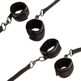 CalExotics Boundless Bed Restraint Wrist Ankle Cuff Bondage Mattress Tether System BDSM