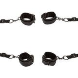 CalExotics Boundless Bed Restraint Wrist Ankle Cuff Bondage Mattress Tether System BDSM