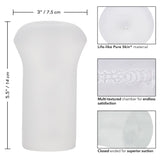 CalExotics Boundless Stroker Frost Clear Pocket Masturbation Sleeve Fun Sex Toy