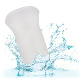 CalExotics Boundless Stroker Frost Clear Pocket Masturbation Sleeve Fun Sex Toy