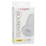 CalExotics Boundless Stroker Frost Clear Pocket Masturbation Sleeve Fun Sex Toy