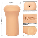 CalExotics Boundless Stroker Ivory Flesh Skin Tone Pocket Masturbation Sleeve Fun Sex Toy