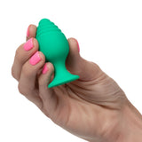 Calexotics Cheeky Green Duo Butt Plug 2 Size Set Anal Training Suction Cup Cute Sex Toy Kit