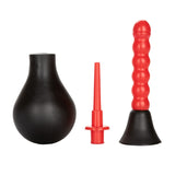 CalExotics COLT Anal Douche Bulb Ribbed Tip Rectum Wash Cavity Clean Enema Play Bum Clyster