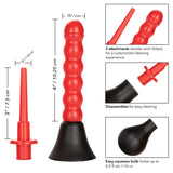 CalExotics COLT Anal Douche Bulb Ribbed Tip Rectum Wash Cavity Clean Enema Play Bum Clyster