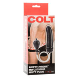 CalExotics COLT Hefty Probe Inflatable Black Dildo Butt Plug Bulb Pump Anal Gape Sex Toy