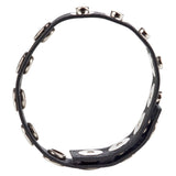 CalExotics Colt Leather Cock and Ball Strap Adjustable 8 Snap Fastening Bondage Ring