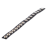 CalExotics Colt Leather Cock and Ball Strap Adjustable 8 Snap Fastening Bondage Ring