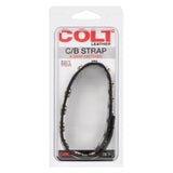 CalExotics Colt Leather Cock and Ball Strap Adjustable 8 Snap Fastening Bondage Ring