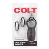 CalExotics COLT Twin Turbo Bullet 7 Function Double Egg Vibrator Massager Sex Toy
