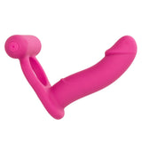 CalExotics Double Diver Rechargeable Cock Ring Anal Penetration Vibrating DP Couples Sex Toy