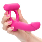 CalExotics Double Diver Rechargeable Cock Ring Anal Penetration Vibrating DP Couples Sex Toy