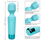 CalExotics Eden Wand Mini Massager Waterproof 10 Speed Power Vibrator Chic Sex Love Toy