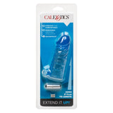Clear Penis Sleeve Up Extension Ribbed Bullet Vibe Cock Cage Sheath Couples Tickler