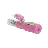 First Time Jack Rabbit Vibrator Pink Rampant Bunny Rotator Waterproof Sex Toy