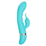 CalExotics Foreplay Frenzy Teaser G-Spot Bunny Vibrator Waterproof Blue Clitoral Dolphin Fun Sex Toy