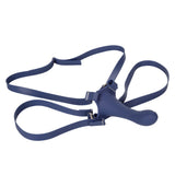 Her Royal Harness Thumper Strap On Vibrator Dildo Blue G Spot Probe Couples Sex Toy