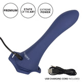 Her Royal Harness Thumper Strap On Vibrator Dildo Blue G Spot Probe Couples Sex Toy