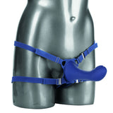 Her Royal Harness Thumper Strap On Vibrator Dildo Blue G Spot Probe Couples Sex Toy