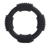 Calexotics Hercules Silicone Cock Ring Penis Erection Band Ribbed Orgasm Enhancer