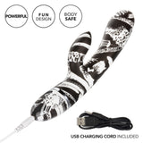 CalExotics Hype Dual Wand Vibrator Stylish Waterproof Clitoral Massager USB Rechargeable Sex Toy