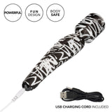 CalExotics Hype Body Wand Massager Rechargable Waterproof Womens Stylish Vibrator USB Sex Toy