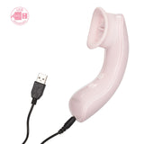 CalExotics Inspire Flickering Intimate Arouser Clitoral Hummer Pastel Pink Massage Tongue Vibrator Sex Toy