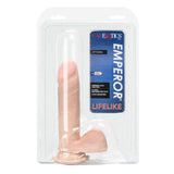 CalExotics Lifelike Emperor 6" Dildo Realistic Cock Ivory Penis Skin Balls Sex Toy