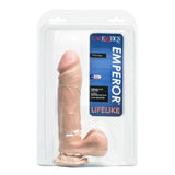 CalExotics Lifelike Emperor 7" Dildo Realistic Cock Ivory Penis Skin Balls Sex Toy