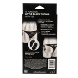 Calexotics Remote Control Vibe Thong Vibrator Bullet Womens Little Black Panties Sex Toy