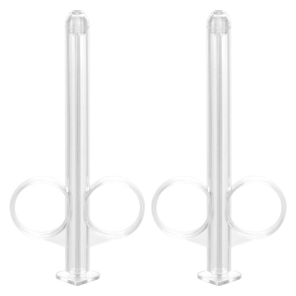 CalExotics Lube Tube Lubricant Dispenser Set Launcher Anal Syringe Shooter Injection Pair
