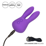 CalExotics Mini Marvels Marvelous Bunny Clitoral Vibrator Purple Rabbit Cute Travel USB Sex Toy