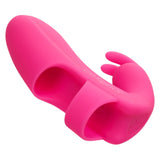 Calexotics Mini Marvels Marvelous Pleaser Rabbit Finger Vibrator Pink Silicone Fun USB Sex Toy