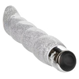 Calexotics Naughty Screwnicorn Majestic Unicorn Horn G-Spot Vibrator Silver Glitter Sex Toy
