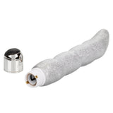 Calexotics Naughty Screwnicorn Majestic Unicorn Horn G-Spot Vibrator Silver Glitter Sex Toy