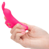 CalExotics Neon Vibes The Flirty Finger Teaser Vibe Pink Bunny Rabbit Masturbation Vibrator USB Rechargeable Sex Toy
