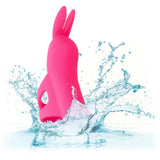 CalExotics Neon Vibes The Flirty Finger Teaser Vibe Pink Bunny Rabbit Masturbation Vibrator USB Rechargeable Sex Toy