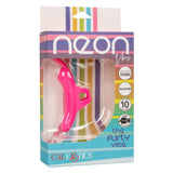 CalExotics Neon Vibes The Flirty Finger Teaser Vibe Pink Bunny Rabbit Masturbation Vibrator USB Rechargeable Sex Toy
