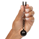 CalExotics Nipple Grips Weighted Tweezer Adjustable Nipple Clamps Bondage BDSM Play