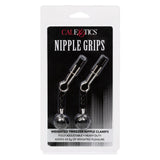 CalExotics Nipple Grips Weighted Tweezer Adjustable Nipple Clamps Bondage BDSM Play