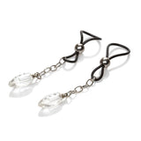 CalExotics Nipple Play Non-Piercing Body Jewellery Crystal Teardrop Erotic Adornments