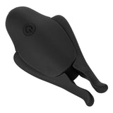 CalExotics Nipple Play Nipplettes Vibrating Black Nipple Clamps USB Rechargeable Wireless BDSM Teasers