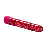 Pink Leopard Print Classic 8" Vibrator Exotic Massager Cute Turbo Fun Sex Toy