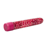 Pink Leopard Print Classic 8" Vibrator Exotic Massager Cute Turbo Fun Sex Toy