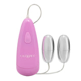 CalExotics Pocket Exotics Waterproof Double Silver Bullets 2 Speed Twin Egg Mini Massager Vibrator Sex Toy