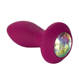 CalExotics Power Gem Vibrating Petite Crystal Probe Butt Plug Anal Vibrator USB Sex Toy