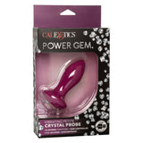 CalExotics Power Gem Vibrating Petite Crystal Probe Butt Plug Anal Vibrator USB Sex Toy